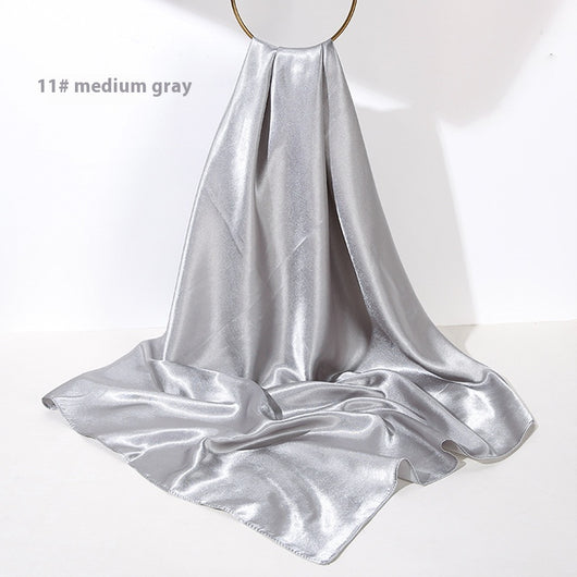 Pañuelo de Seda Artificial 90cm Satinado Brillante - Elegancia Pura - Image 14