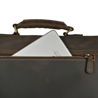 Bolso Crossbody para Laptop de Cuero Premium con Asa Simple - Image 23