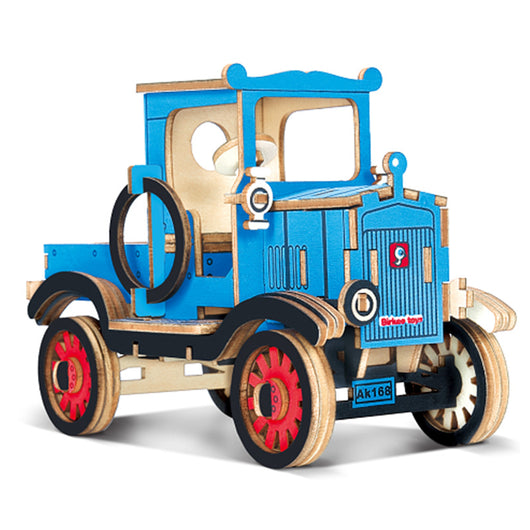 Modelo de Auto 3D de Madera - Puzzle Educativo Armable para Niños - Image 29