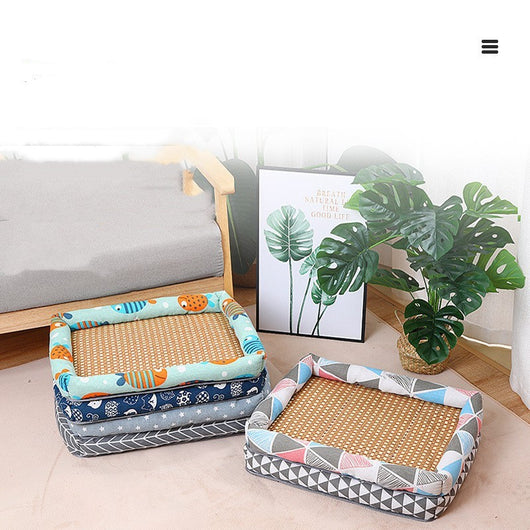 Cama Fresca de Lino para Perros - Nido Transpirable para Verano - Image 19