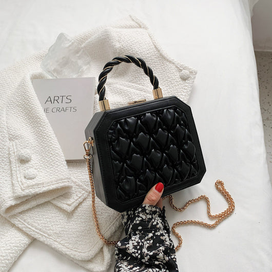 Bolso Cuadrado Pequeño PU Estilo Coreano con Cadena Elegante - Image 22