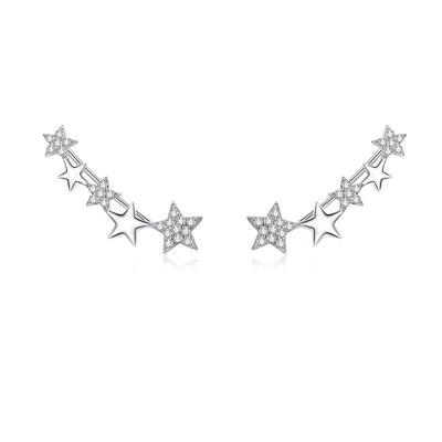 Aretes de Circonita Estrella Estilo Europeo y Americano - Image 8