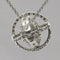 Germany Astronomical Ball Ring Necklace Europe And America Flip Deformation Universe Globe Plateado Necklace 6