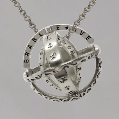 Anillo Collar Universo Giratorio - Globo Terráqueo Transformable Astronómico - Image 9