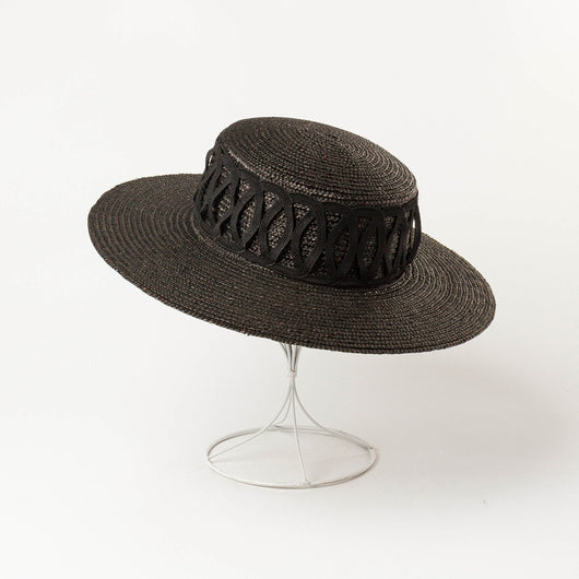 Sombrero de Paja con Diseño Reticulado - Protección Solar para Exteriores - Image 4