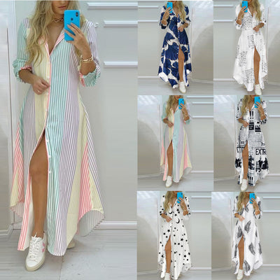 Conjunto Elegante: Blusa Sexy y Falda Larga