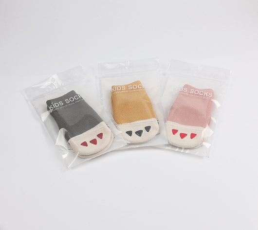 Calcetines Infantiles Terry con Bloques de Color y Diseño de Patitas - Image 10