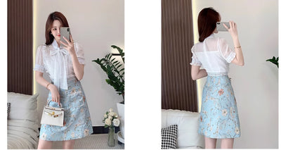 Vestido Camisero con Efecto Dos Piezas y Cintura Ajustada - Image 5