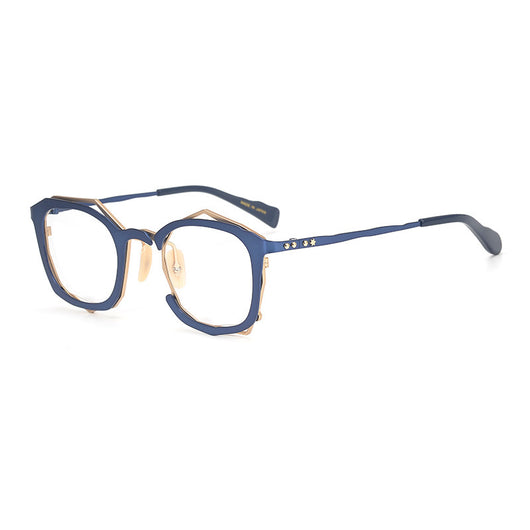 Lentes de Marco Irregular Artesanal con Opción de Graduación - Image 5