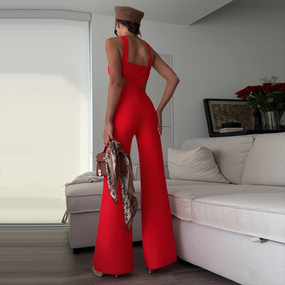 Jumpsuit de Fiesta Elegante para Mujer con Cuello Halter - Image 11