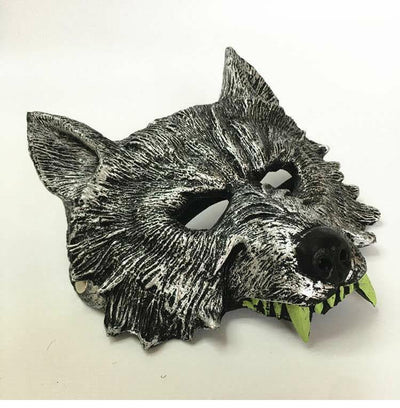 Máscara de Lobo con Guantes Animal - Disfraz Integral de Lobo - Image 11