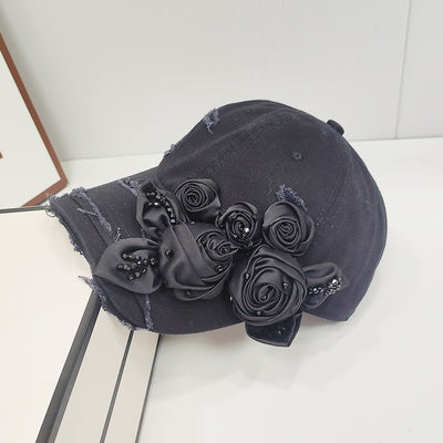 Gorra de Pato Cristal 3D Rosa con Luz LED - Diseño Luxury Fashion