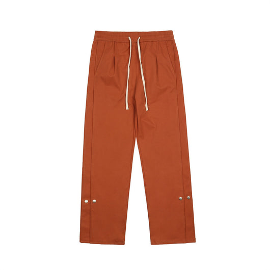 Pantalones Rectos Cintura Elástica con Parches Estilo Street - Image 9