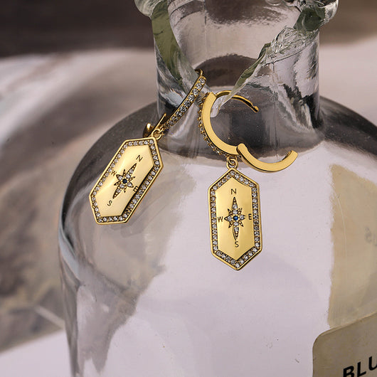 Aretes de Plata Pura Estilo Europeo Lujo Minimalista - Image 2