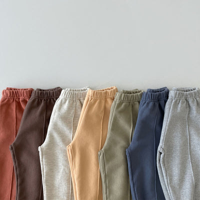 Pantalones Casuales Infantiles de Color Sólido - Estilo Coreano - Image 10
