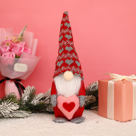 Gorro de Lana con Corazón Confesión de Amor Navideño - Image 5