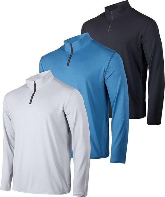 Polo Deportivo Hombre Manga Larga Elástico Transpirable Secado Rápido - Image 16