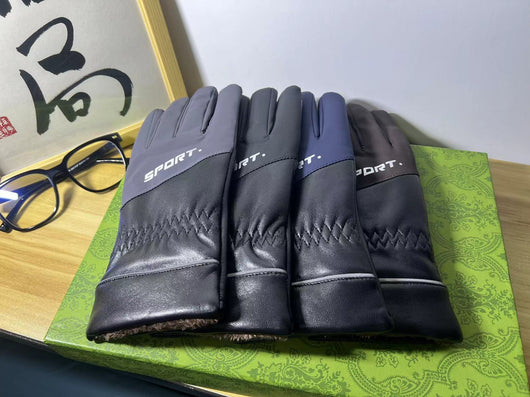 Guantes de Punto Gruesos para Hombre, a Prueba de Viento y Frío - Image 11