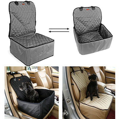 Transportín y Cama de Auto 2 en 1 para Mascotas - Colchoneta Acolchada Plegable - Image 18