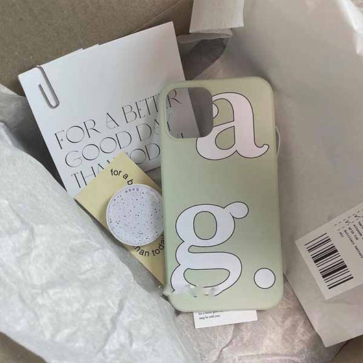 Funda de Plástico para Teléfono con Letras, Simple y a la Moda - Image 7