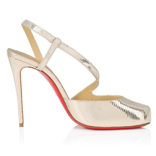 Tacón Stiletto Sexy con Tira Cruzada y Punta Descubierta