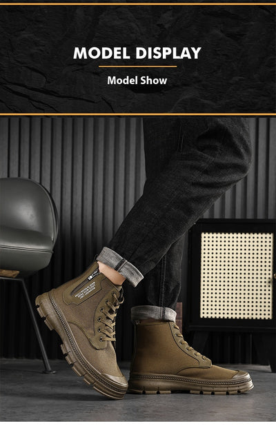 Botas de Trabajo Impermeables con Cierre Lateral para Hombre - Image 12