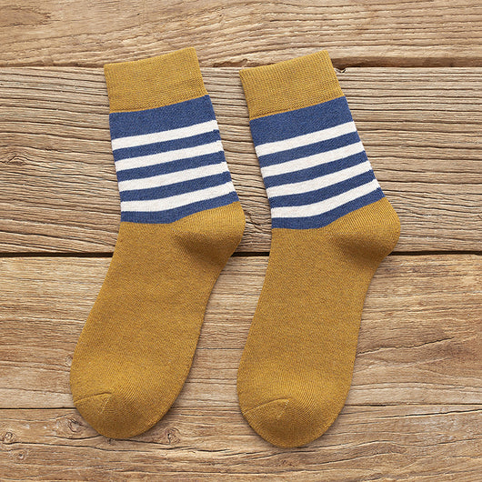 Calcetines de Lana Cálidos con Diseño Artístico - Tubo Alto Estudiante - Image 8