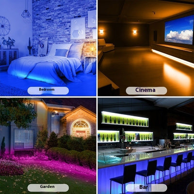 Tira de Luz Neon LED RGB Flexible con Control Remoto Impermeable - Image 10