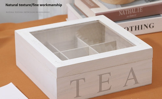 Caja Organizadora de Café con Compartimentos y Tapa Transparente - Image 2