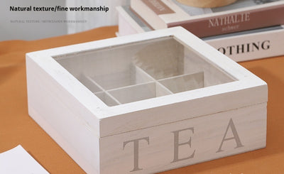 Caja Organizadora de Café con Compartimentos y Tapa Transparente - Image 2