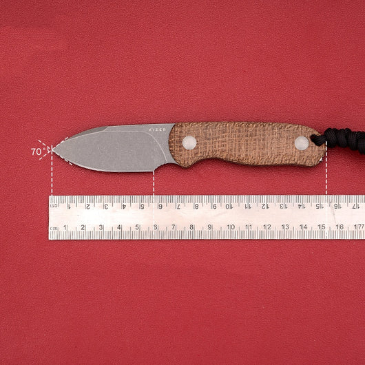 Cuchillo Recto de Acero 14C28N con Mango Mikata - Corte Profesional - Image 7