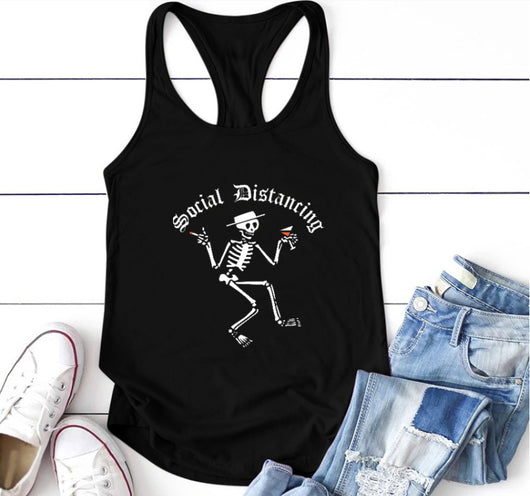 Chaleco Estampado de Distanciamiento Social para Mujer - Diseño Europeo y Americano - Image 7