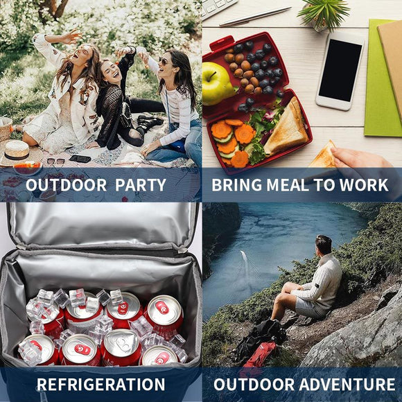 Mochila Térmica Aislada Impermeable para Picnic con Refrigeración