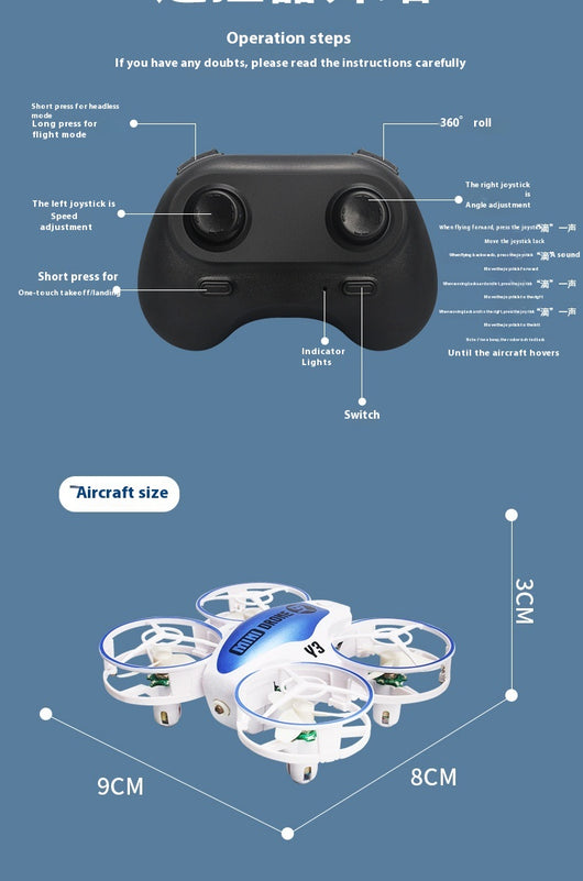 Dron Cuadrirrotor Teledirigido para Niños - Control Remoto Fácil - Image 16