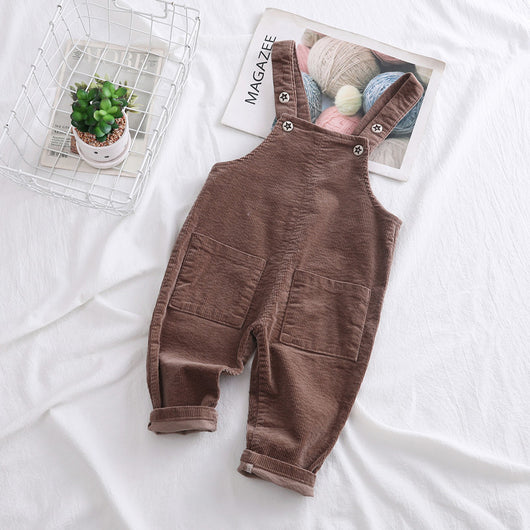 Overol Infantil de Colores Lisos - Diseño Clásico y Cómodo - Image 12