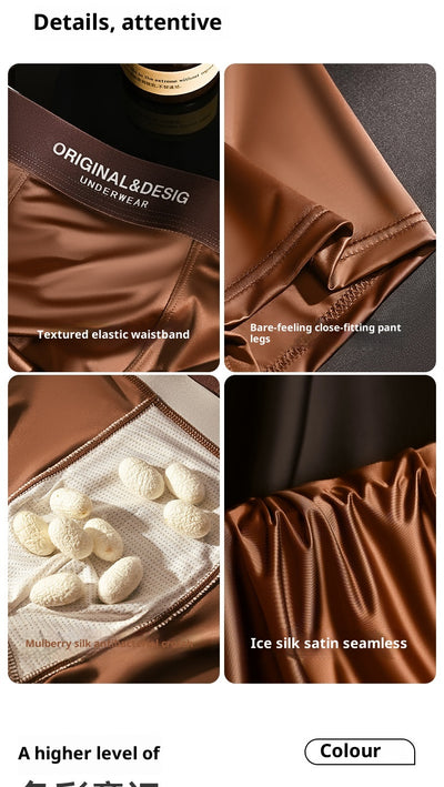 Bóxers de Seda de Hielo Ligera de Lujo para Hombre - Transpirables para Verano - Image 34