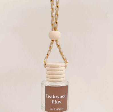 Difusor de Aroma para Auto con Botella de Vidrio y Colgante de Madera - Image 16
