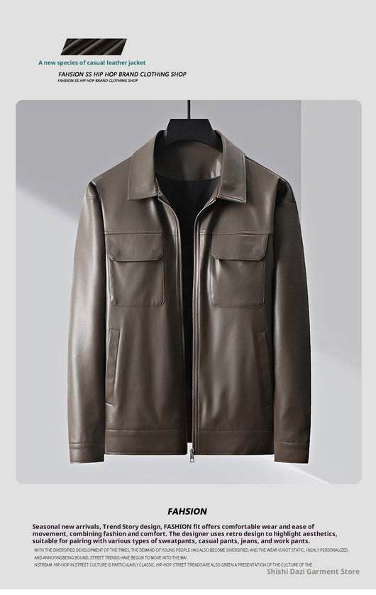 Saco de Negocios Casual para Hombre con Solapa Clásica - Image 13
