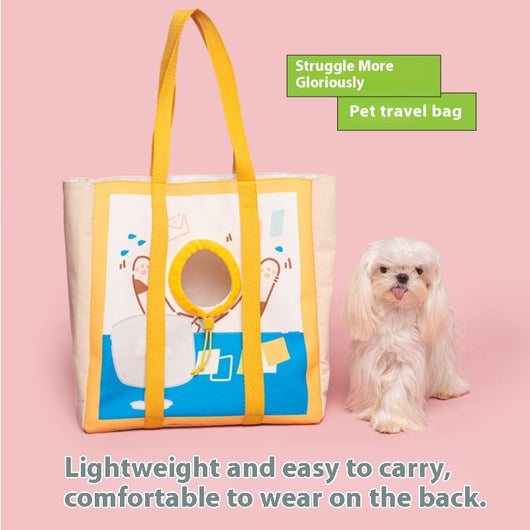 Bolsa de Viaje para Mascotas Transpirable Portátil - Image 4