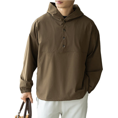 Chaqueta Impermeable de Montaña con Capucha para Hombre - Secado Rápido - Image 3