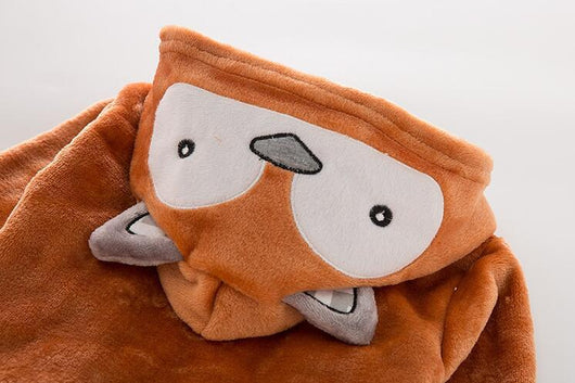 Poncho Toalla Infantil con Capucha - Diseño Animales Cartoon - Image 4