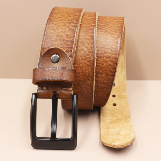 Cinturón de Cuero Premium Estilo Coreano con Hebilla de Perno para Hombre - Image 16