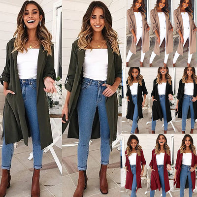 Abrigo Trench Largo para Mujer - Image 6