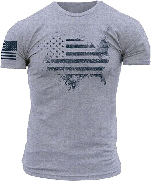 Camiseta Hombre Bandera Americana 1776 Estilo Vintage Whiskey - Image 9