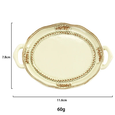 Plato Decorativo Multifuncional con Soporte de Resina - Joyero y Ornamento - Image 12