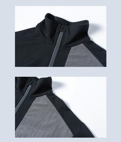 Suéter Hombre Cuello Alto con Detalles de Contraste y Costuras - Image 6
