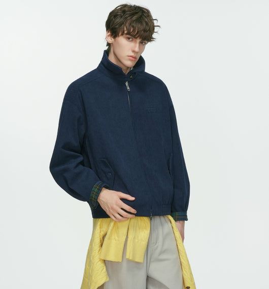 Chaqueta de Pana Estilo Granero Retro Americano con Cuello Tipo Camisero - Image 17