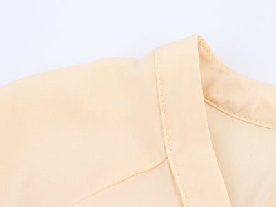 Blusa Holgada Cuello en V con Mangas Largas - Image 16