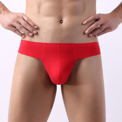 Calzoncillo Tipo Tanga para Hombre Bajo Sexy Sin Costuras con Rayas - Image 13