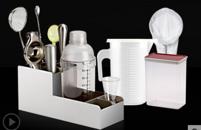 Set Profesional de Coctelería en Acero Inoxidable con Vaso Reforzado - Image 3